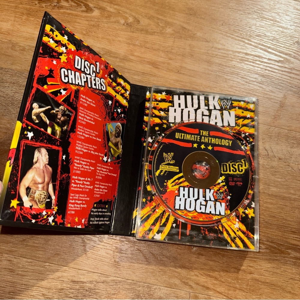 WWE HULK HOGAN THE ULTIMATE ANTHOLOGY 4-DISC EXCLUSIVE dvd wrestling